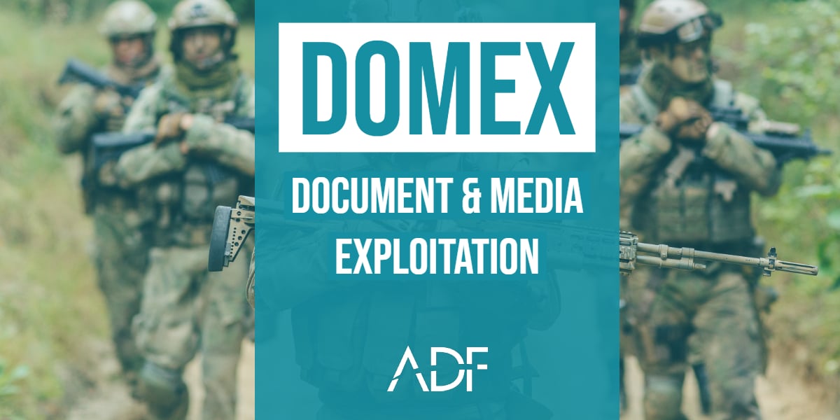 What is DOMEX? Document and Media Exploitation used by Military Forces